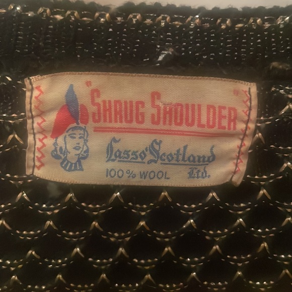 Vintage Gilded Midnight Sweater Shrug - Picture 4 of 8